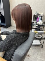 コク 千葉駅西口(COQU)&nbsp;ヘイリーボブ/ピンクブラウン/千葉【積田佳奈】