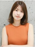 大人可愛い外ハネくびれミディ