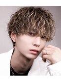 MEN’S HAIR/サーフカール/刈り上げセンターパート/札幌