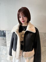 アクシス 栄店(`AXIS)&nbsp;奈川/ワンホンレイヤー/ミルクティーブロンド/ダークブルー/栄