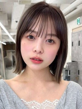 アッシュ 洋光台店(Ash) ★洋光台レイヤーカットショートボブ白髪ぼかしハイライト顔周り