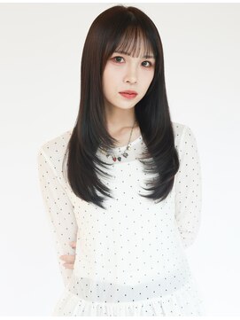 グランマッシュ(Granmash) 顔周りレイヤー・顔周りカット・レイヤー・ブルーブラック