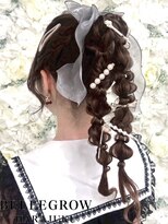 ベルグロー 原宿(BELLEGROW)&nbsp;高めポニー編み下ろし ヘアセット/ヘアアレンジ/ヘアメイク