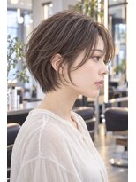 アーダーヘアサロン 森田店(ADER HAIR SALON)&nbsp;抜け感ウェット質感と丸みのある前下がりショート
