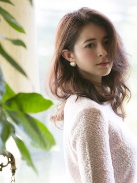 シュリット(schritt) Schritt スモーキーピンク かきあげバング*mutsuki