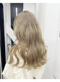 【ALIVE吉祥寺】ことりベージュ＊ダブルカラー ＊ほつれウェーブ