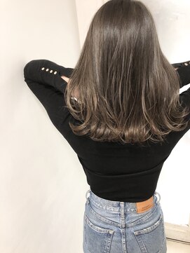 グランドライン(GRAND LINE) GRANDLINE松本祐太朗 外国人風ダブルカラー　ブルーグレージュ