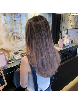 アース 石巻店(HAIR&MAKE EARTH) バレイヤージュカラー