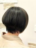グレージュ×シルキーボブ