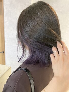 トハコ(&haco) インナーカラーラベンダー☆