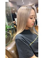 ラフ 難波店(LAFF)&nbsp;#黒髪#ボブルフ#ネビージュ#小顔#ワンレン