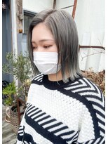 ユイマァル 倉敷店(YUIMARL)&nbsp;シルバーグレー×切りっぱなし