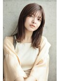 イヤリングカラー ワイドバング シースルーバング 代官山 中目黒