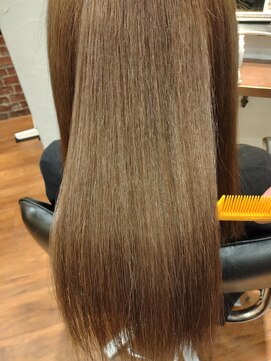 クローバー 新横浜店(CLOVER) ブリーチ縮毛＋グレージュカラー