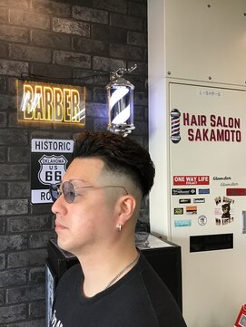 サカモト(SAKAMOTO) スキンフェードxパーマ