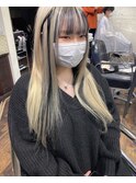 ハイトーンフェイスフレーミングプルエクステ10代20代