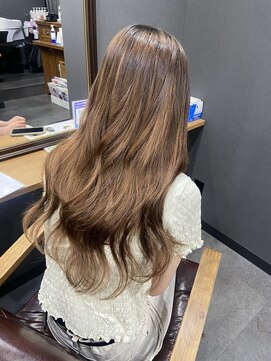 ボアップ(boappu) #ブラウンエクステ#エクステ#プルシール#ロングヘア