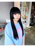 リクルートカラーと姫カット