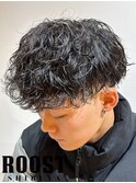 前下がりスタイル×スペインカール