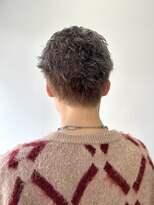 ヘアー アイス 御器所本店(HAIR ICI)&nbsp;無造作メンズスパイキーショート☆ワンブリーチアッシュブラウン