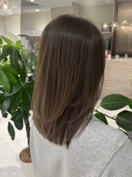 ミズチャーム(Ms.CHARM) 丸みセミロング/ショコラブラウン