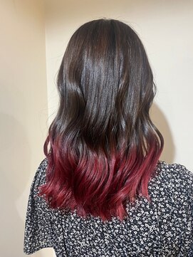 コロ(COLO) 【COLO 白川　綺香】レッドグラデーションカラー