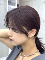 ビューブルー 亀戸錦糸町(VIEW BLUE)&nbsp;美髪カールピンクブラウン韓国レイヤーロングセミディ顔周り前髪