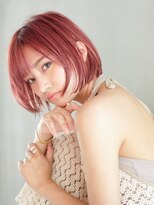 アルバム 銀座(ALBUM GINZA)&nbsp;ピンクヘアー秋色ピンクグレープフルーツ_F30217