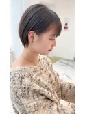 ナチュラルボブ前髪ありイメチェン20代30代40代50代ショートボブ