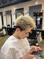 ワンワンオー バーバーショップ 博多店(@110 BARBER SHOP)&nbsp;20代30代40代【濡れパン】濡れパン/メンズカット