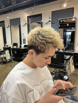 ワンワンオー バーバーショップ 博多店(@110 BARBER SHOP) 20代30代40代【濡れパン】濡れパン/メンズカット