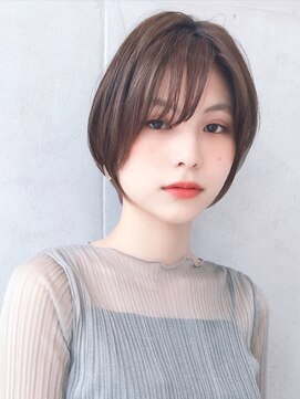 セイドット リー(Say. Ree) Say.ショートボブブルーカラーホワイトグレージュデジタルパーマ