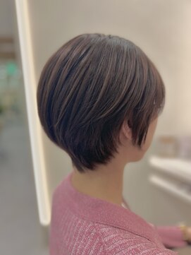 アイコニックナゴヤ(AIconic nagoya) ショートレイヤー/ピンクベージュ/くびれショート(by庄司)