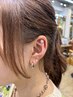 耳つぼジュエリー付き★カットカラーAujuaフルコーストリートメント
