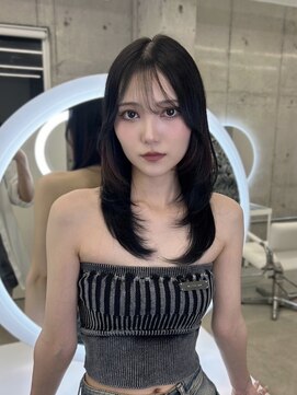 フォンズ(FONS) 透明感ブルーカラー/ロングレイヤー/ワンカール/表参道/学割