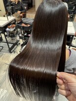 アディクト イースト 東陽町東口(addict EAST)&nbsp;サラ艶になる縮毛矯正＿ライトブラウン＿ロング［東陽町駅］