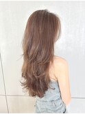 韓国風ロングレイヤーカット
