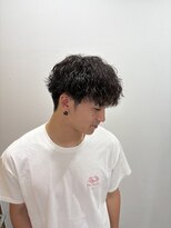 エルフ(elf)&nbsp;姫路メンズ/ツイストスパイラルパーマ80%