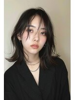 ルル(Lulu)&nbsp;切りっぱなしボブ外ハネボブ