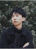 メンズショート/アップバング/メンズパーマ/ツーブロック