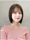 暗めカラー/韓国風巻き/ボブ/髪質改善/縮毛矯正/大宮