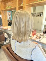 アドラーブル 駅南店(adorable) 【レイヤーカットミディアム】20代30代40代◎髪質改善カラー