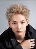 ミルクティーベージュスパイキーショート
