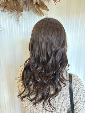 オリーブカラー/グレージュカラー/大人女性/髪質改善