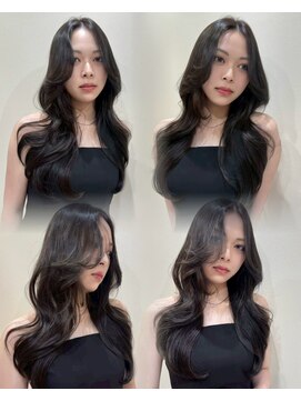 シェノン サントル(CHAINON CENTRE) 梅田/黒髪/クラゲヘアー/オリーブグレー/小顔/ココアベージュ