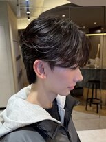 ロンドリメゾン 原宿(Lond re Maison.)&nbsp;men's/顔周り/ニュアンスパーマ/黒染め/韓国/ダウンパーマ/0114