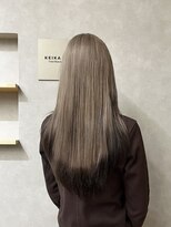ケイカヘア(KEIKA Hair)&nbsp;ダークチョコレートブラウン×ハイミルクチョコレートの逆グラデ
