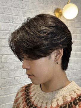アグ ヘアー アイラ静岡店(Agu hair aila) 【aila稲荷】毛流れセンターパート/静岡メンズ