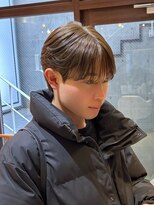 アルム オモテサンドウ(ALLM omotesando)&nbsp;シースルーマッシュ メンズカット メンズ韓国ヘア 原宿 表参道