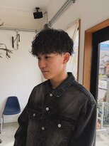 ブリッジヘアー(BRIDGE HAIR)&nbsp;【波巻きパーマ/平田晶】メンズパーマ/メンズカット